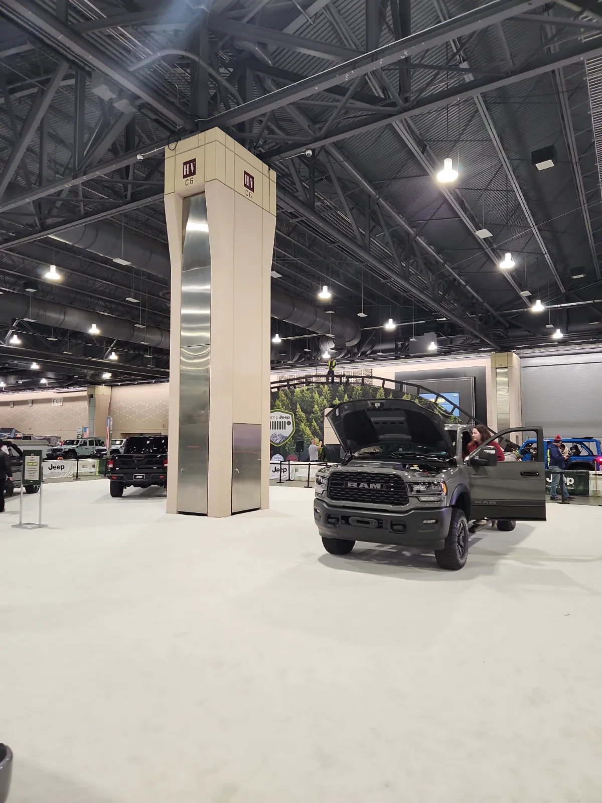 RAM trucks on display at the Philadelphia Auto Show