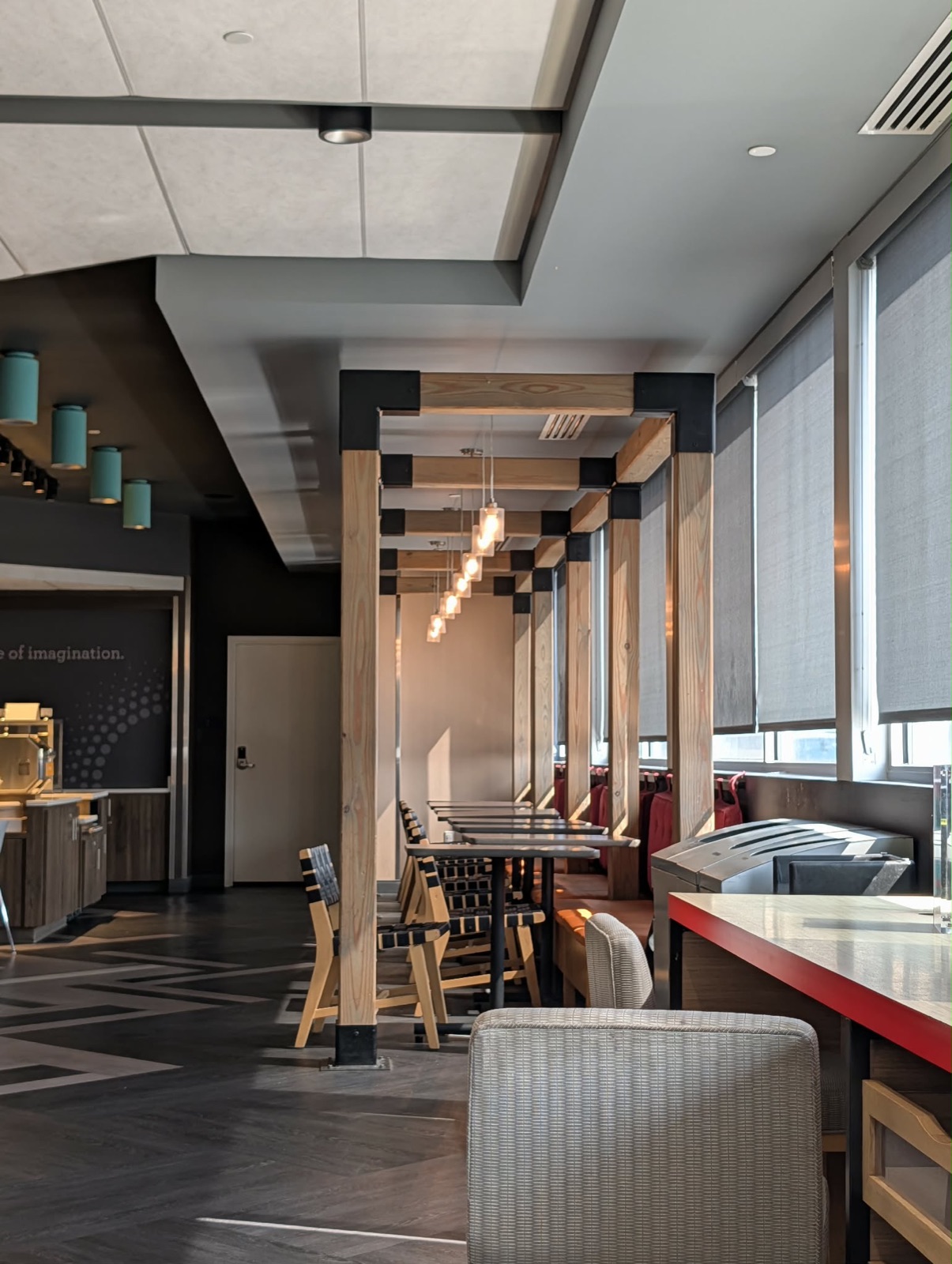 Tru by Hilton breakfast and common area