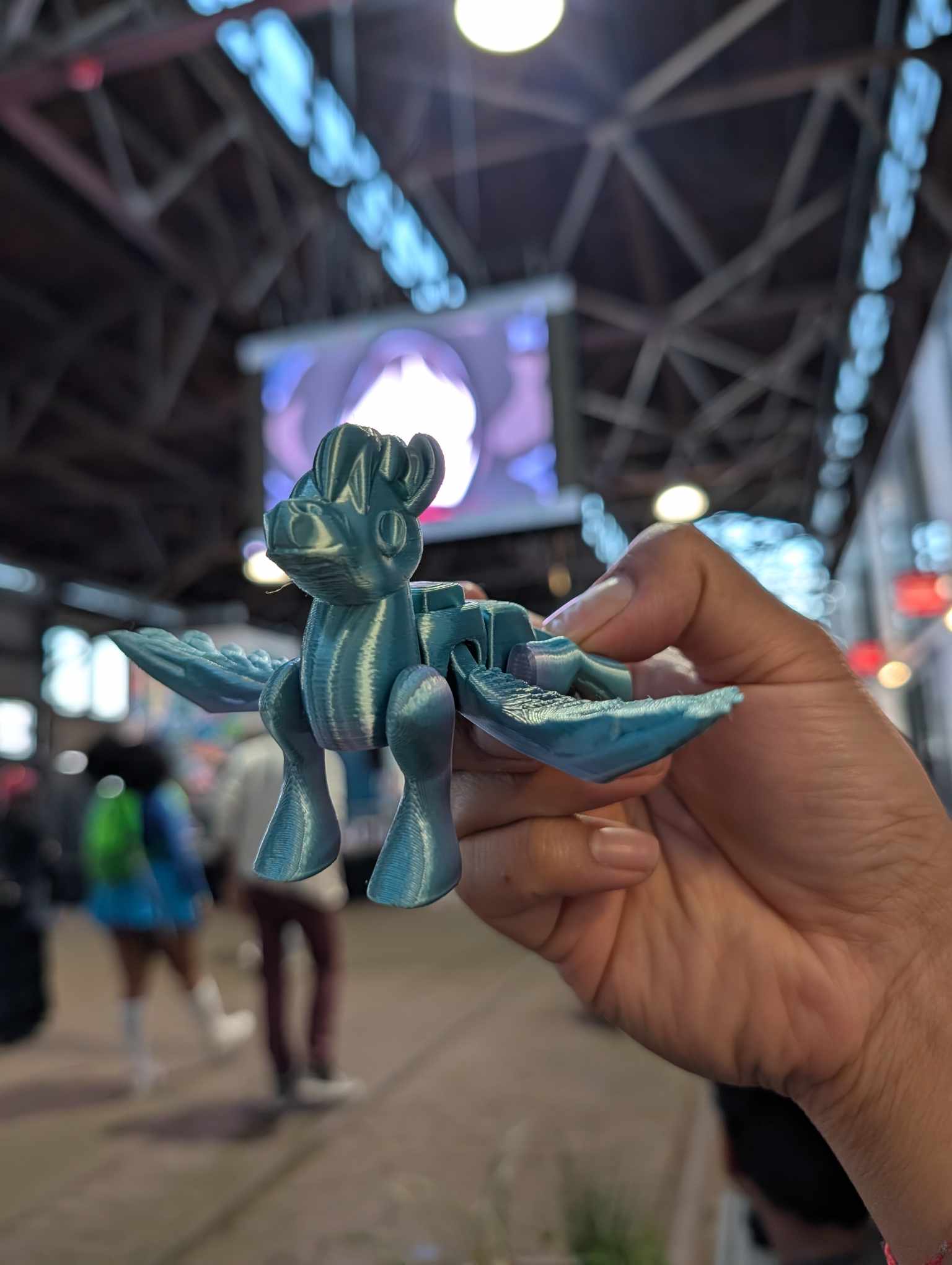 Free 3D-printed fidget toy from a vendor