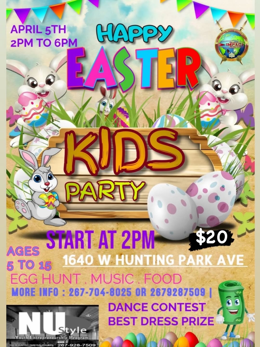 Nu'Style Easter Kids Party