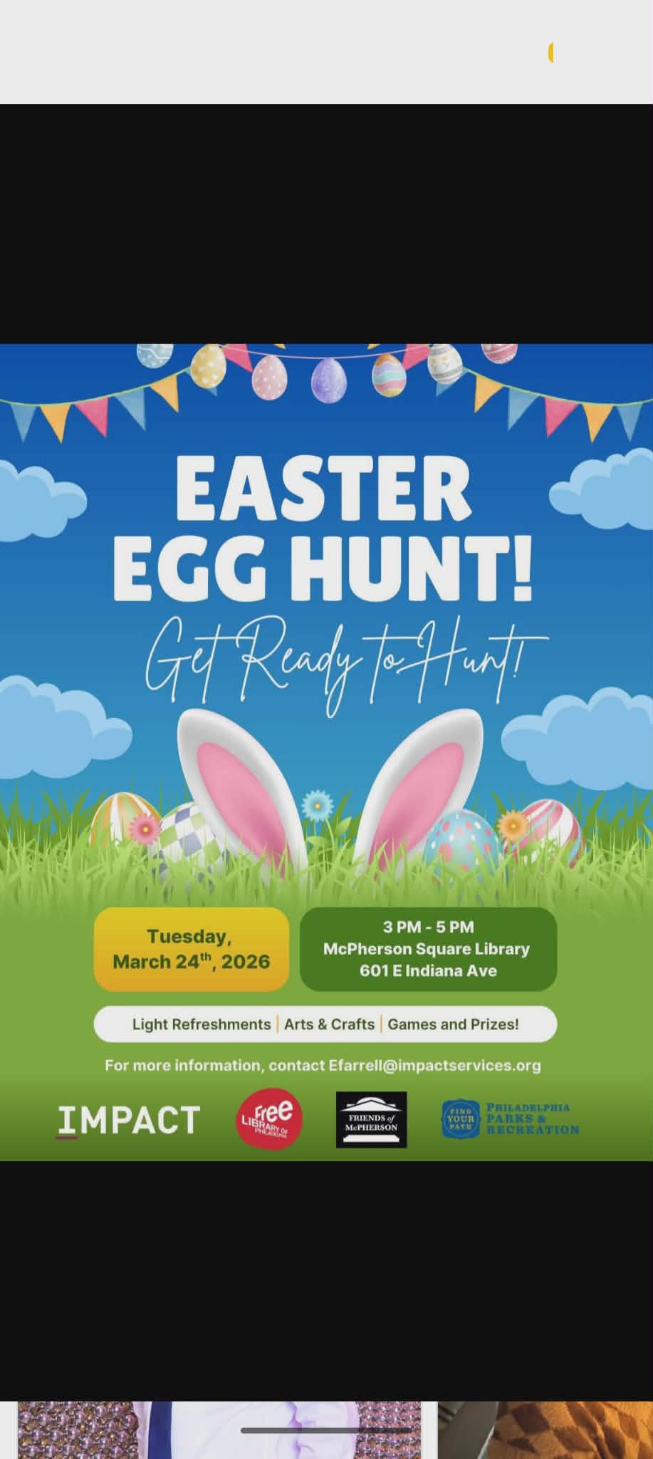 McPherson Square Library Easter Egg Hunt