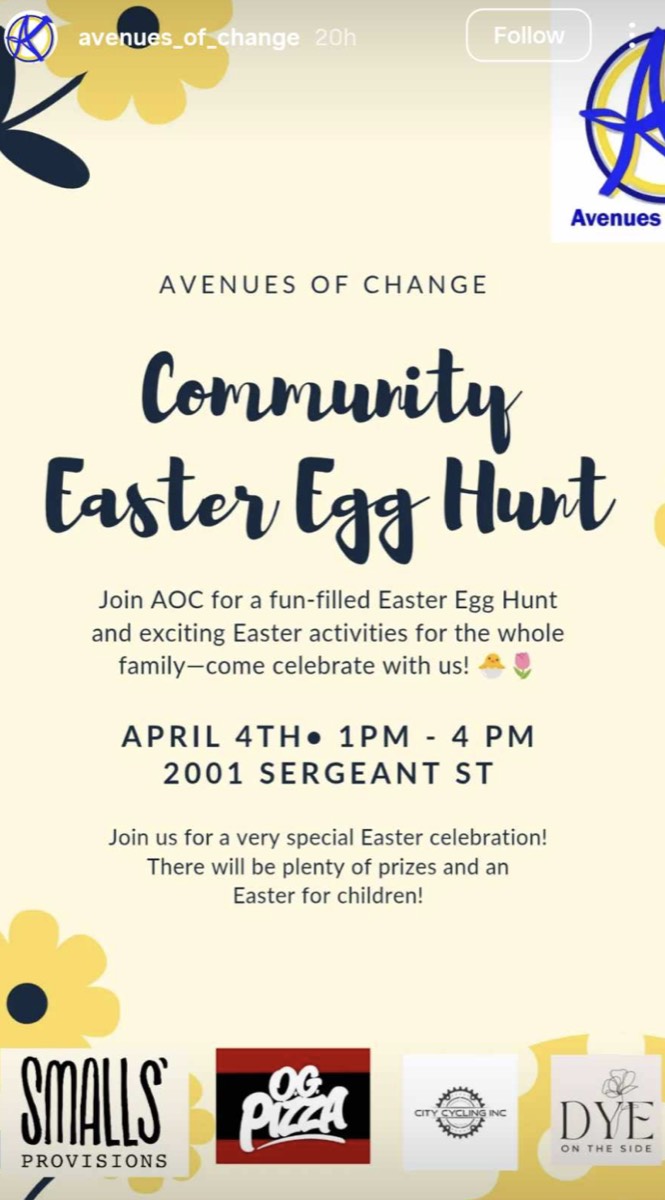 Avenues of Change Community Easter Egg Hunt